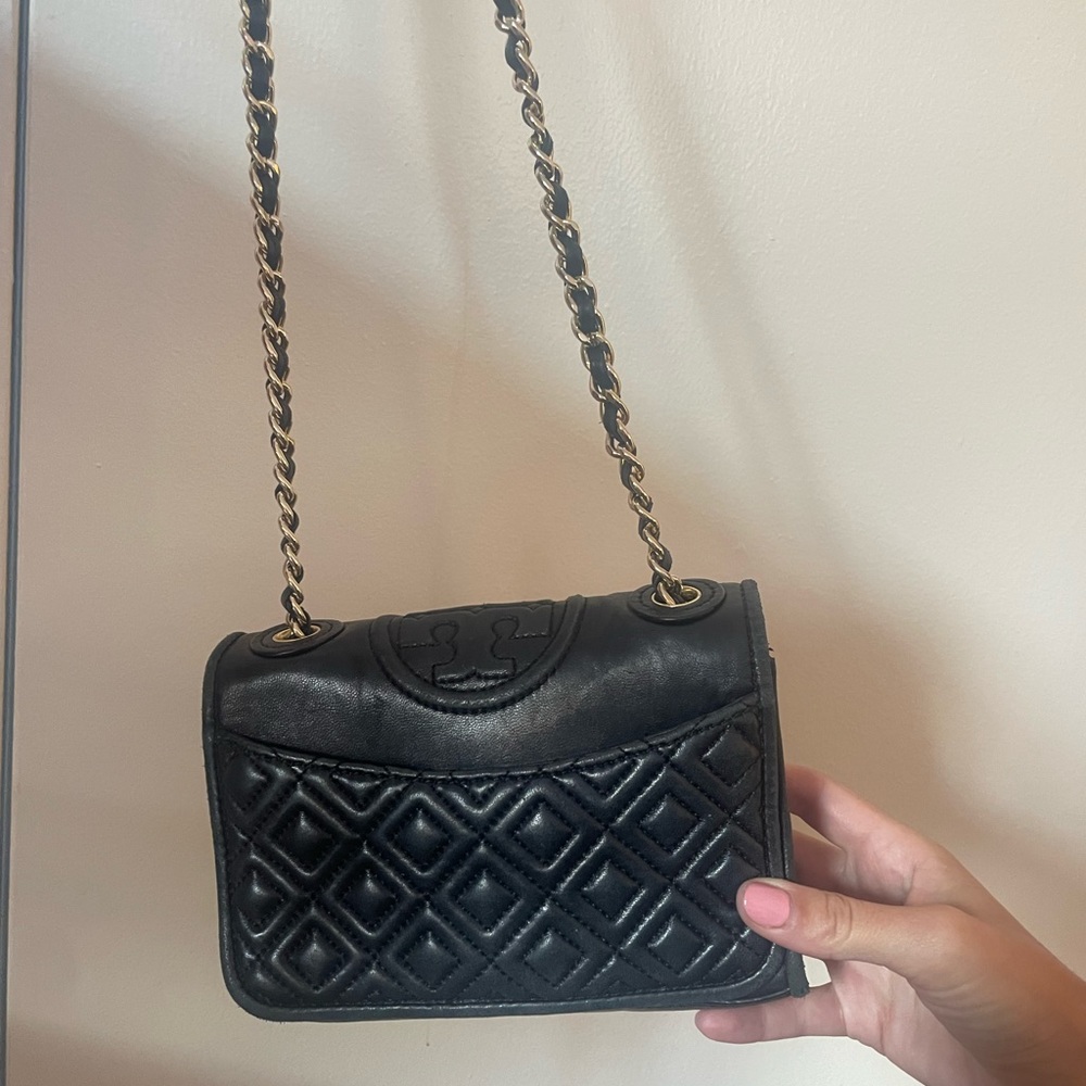 Tory Burch Fleming Mini Bag Black